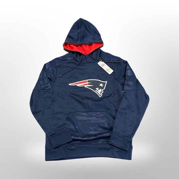 Team Apparel Other - New England Patriots Hoodie NFL Team Apparel Camo Blue Fan Gear Men's Medium